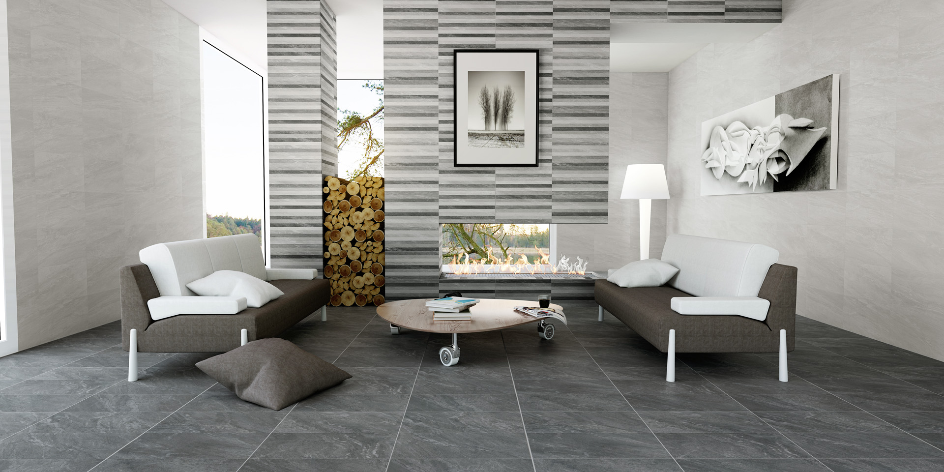 Safari Porcelain in Cream, Perla, Beige, Gris and Grafito