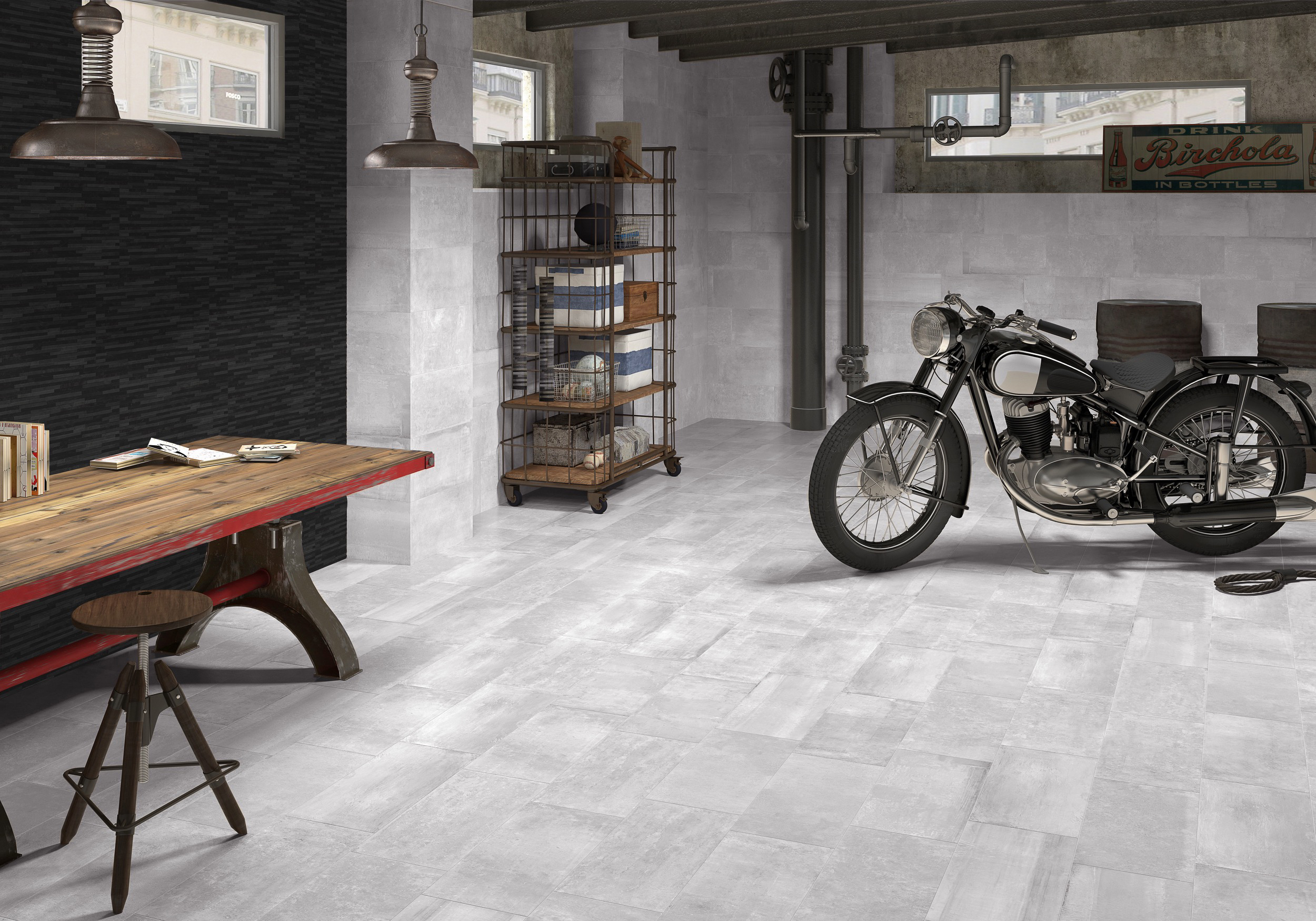 District and Direction Black Tile Collections by Lint Tile