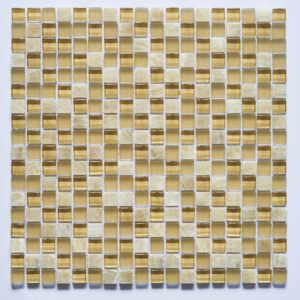 Glass and Stone Blend Mosaics-Honey- by Lint Tile