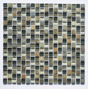 Glass and Stone Blend Mosaics-Marine- by Lint Tile