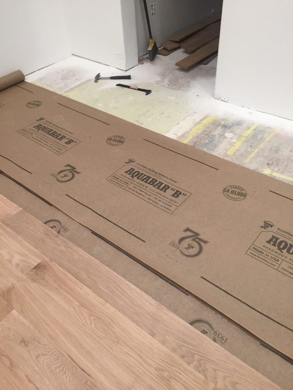 thumbnail image 2 of Aquabar B Tile Underlayment Roll – 36in X 167ft, 7 Mil, 500 Sq Ft Coverage, Moisture Barrier 2 of 5