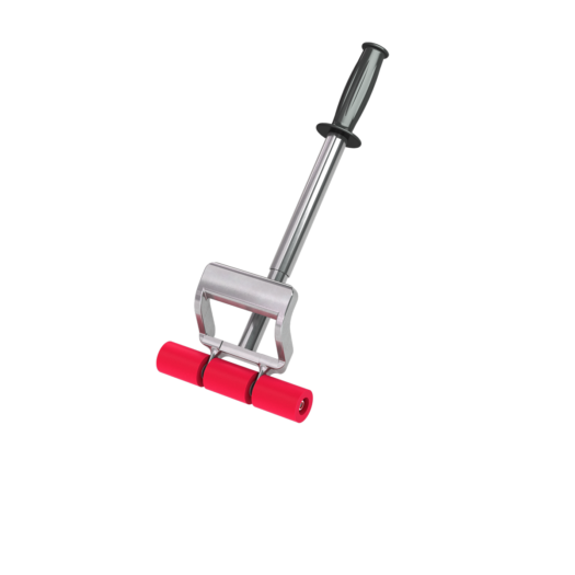 Roller with Extension Handle. Ideal for countertops and walls. Includes 17" - 27" adjustable extension handle. Roller size: 7 1/2" wide x 1 1/2" diameter.