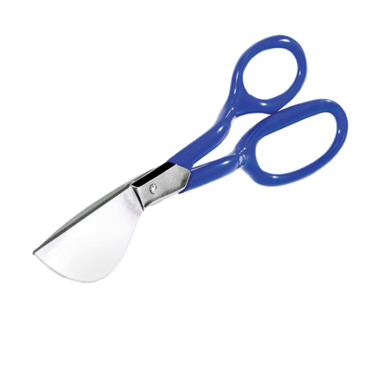 Duckbill Napping Shears - 8"-Cushioned vinyl-coated handles for comfort Has enlarged bottom loop-Chrome over nickel plating-right or left handed