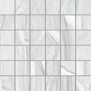 Blendstone White Porcelain 2x2 Mosaics on a 12x12 Sheet