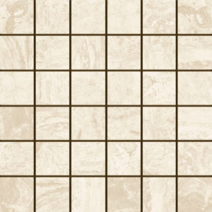 Dover Beige Ceramic 2x2 Mosaic on a 12x12 Sheet