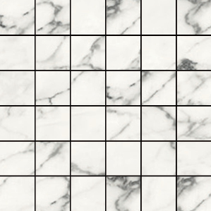 Earth Blanco Porcelain 2x2 Mosaic on a 12x12 Sheet