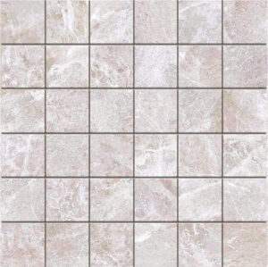 Meersburg Taupe Porcelain 2x2 Mosaics on a 12x12 Sheet