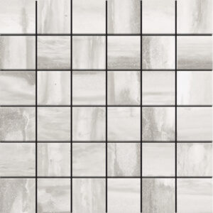 Narawood Gray Porcelain 2x2 Mosaics on a 12x12 Sheet