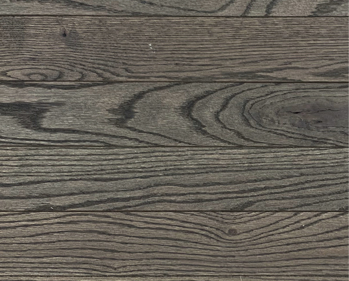 Old River Solid Wood Series, 3 1/4" Width Planks Graphite Stained