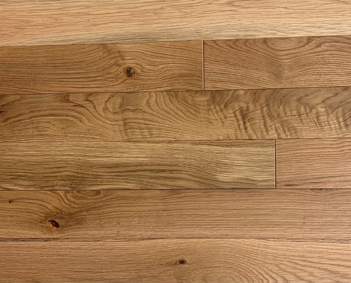Old River Solid Wood Series, 3 1/4" Width Planks Natural White Oak