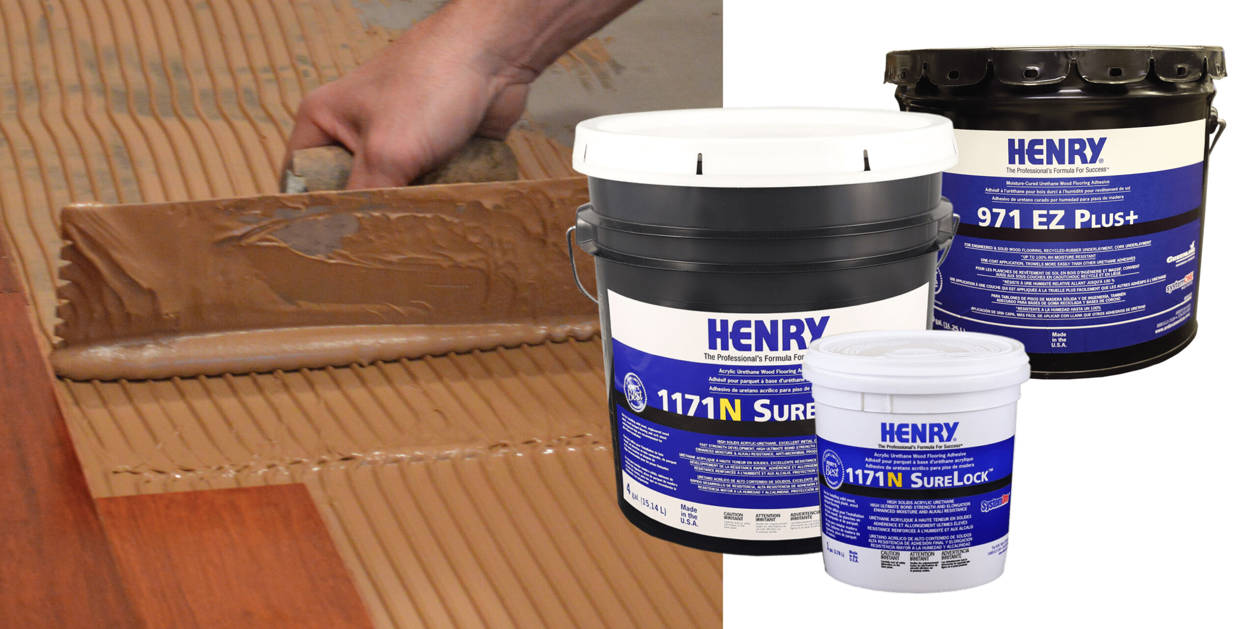 Henry Solid Wood Parquet and Engineered Hardwood Adhesives