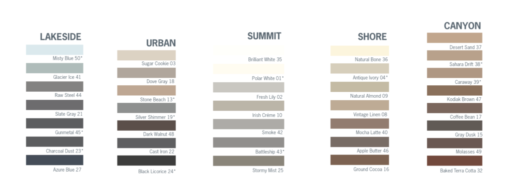 ARDEX Grout Color Samples - Lint Tile