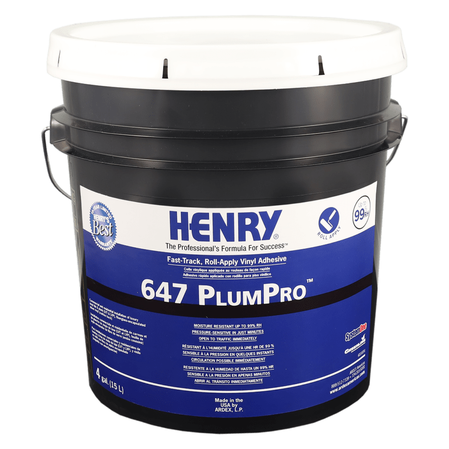 HENRY 647 Plumpro Rolling Adhesive