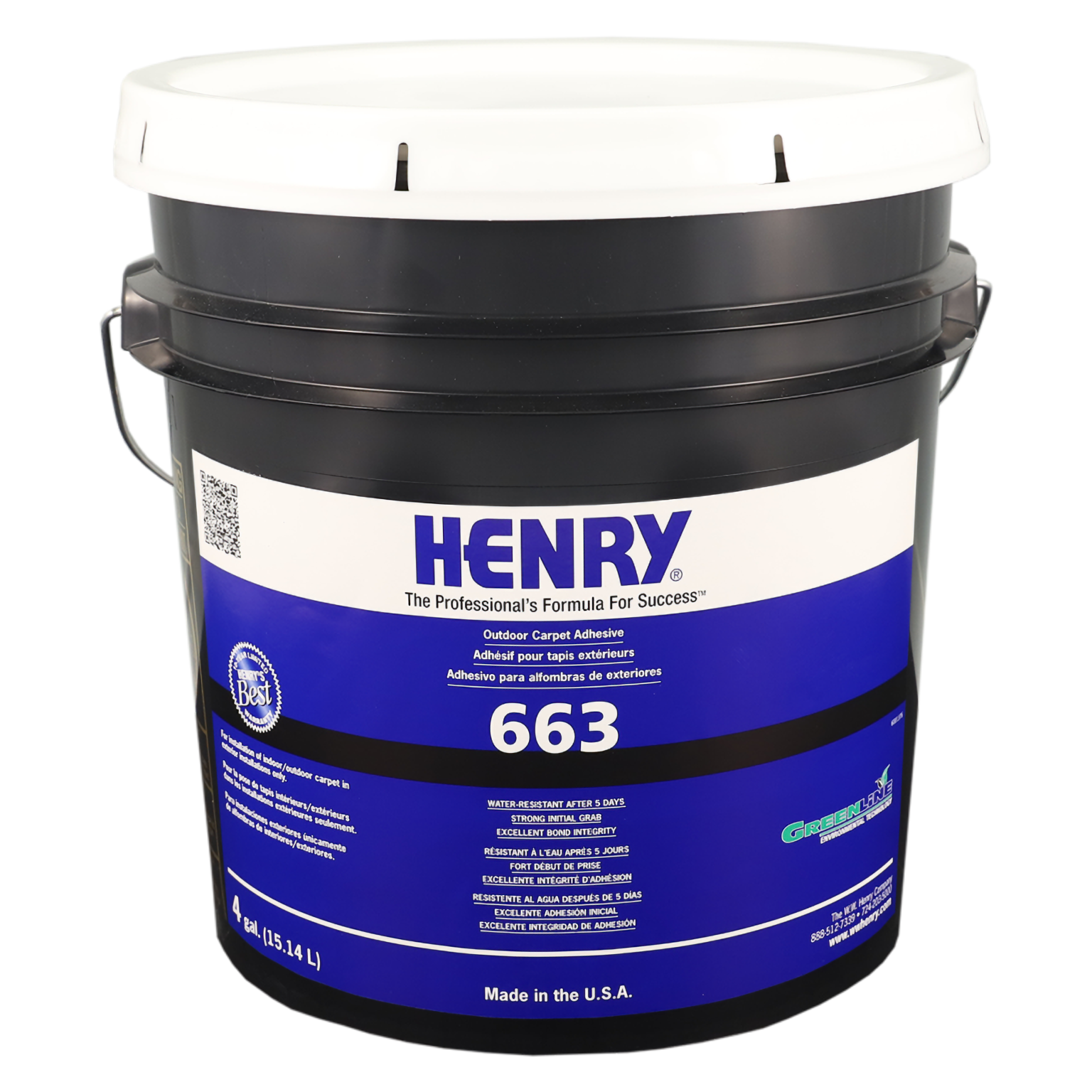 HENRY 663 Outdoor Carpet Adhesive