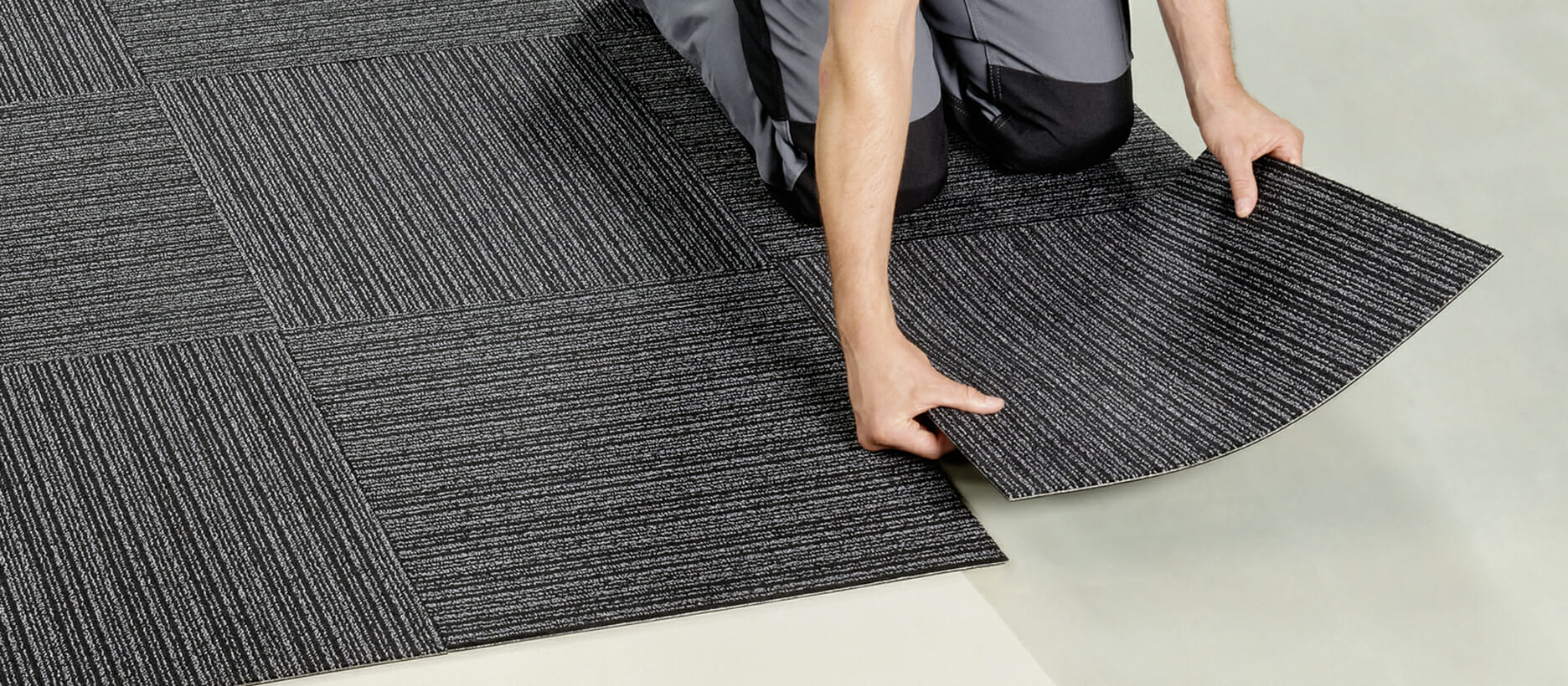 Henry 356 carpet and carpet tiles job installation sample