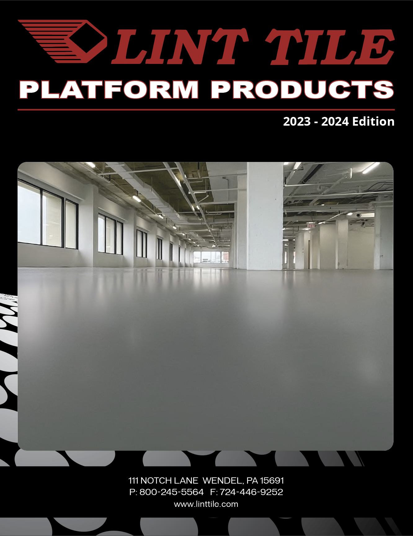 Platform Performance Lint Tile Catalog 1923-24 Front Cover