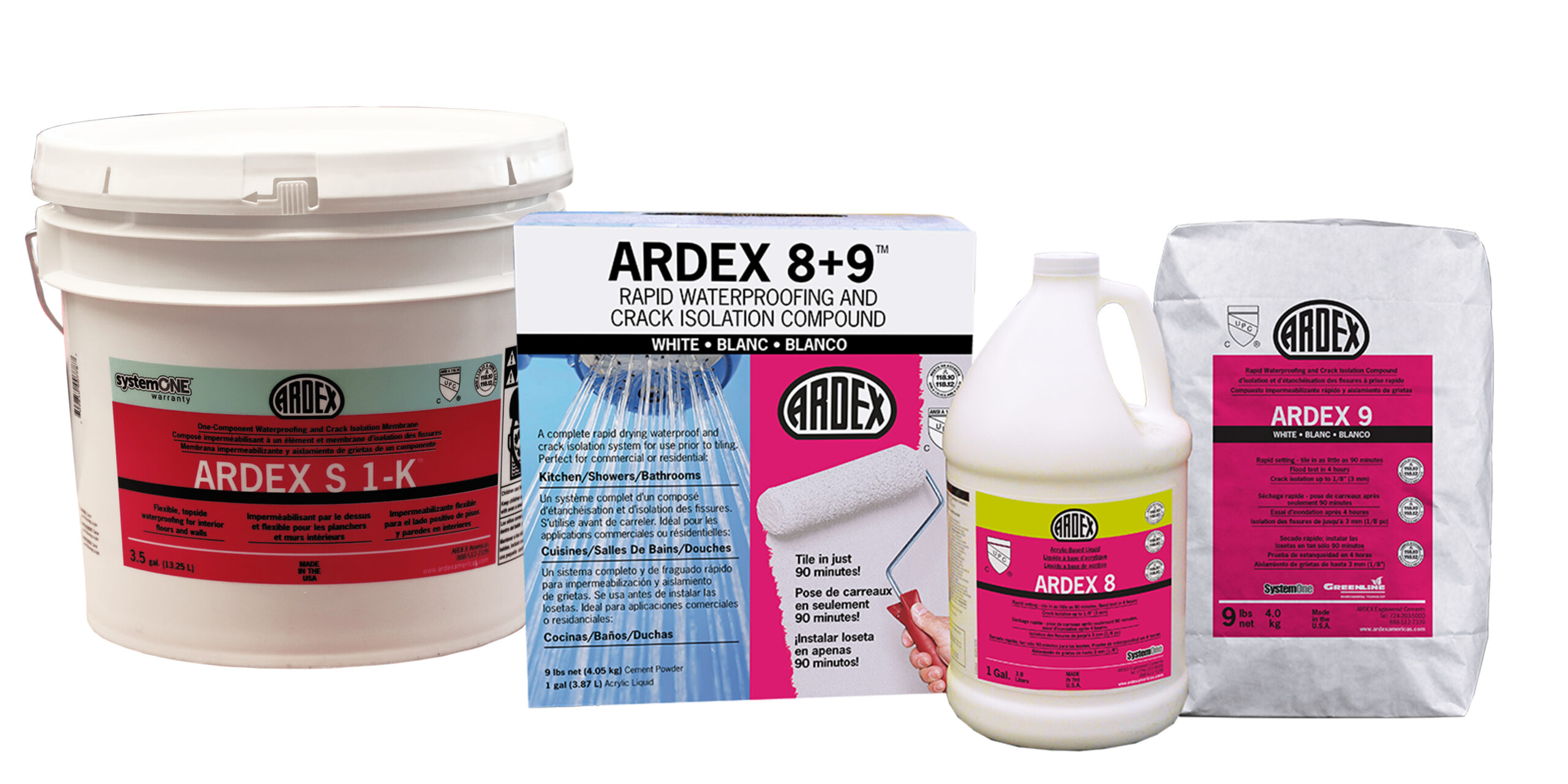 Ardex Waterproofing Products