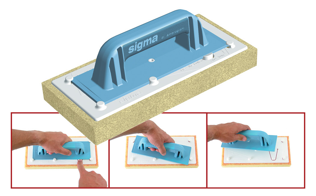 Sigma® Installation Accessories- High absorbent sponge with handle