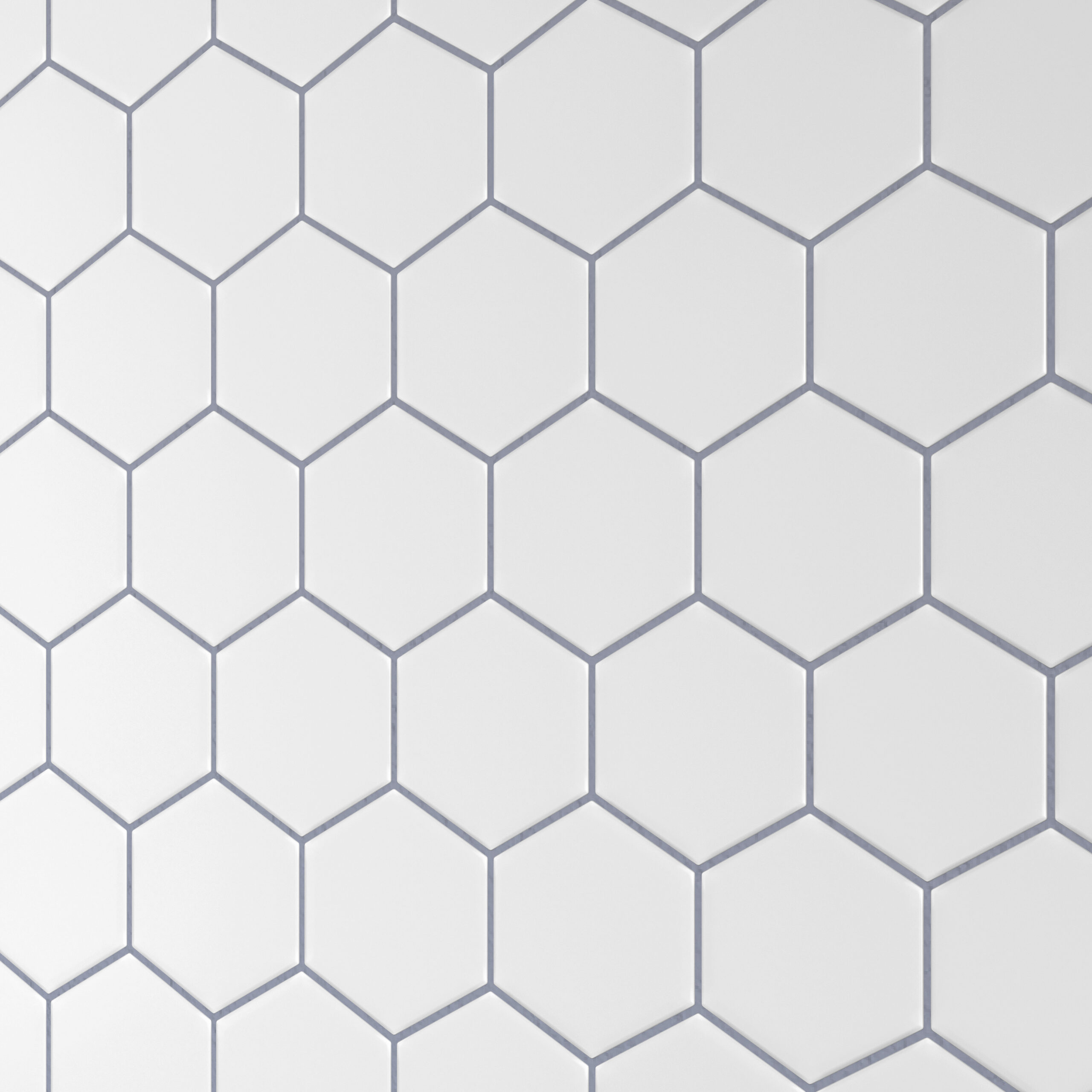 2X2-TEXTURED-HEX-PORCELAIN-MOSAIC-WHITE-ROOM-FILLIN - Lint Tile