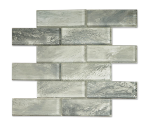 2x6 Glass Brick Mosaics -Basics Dusk