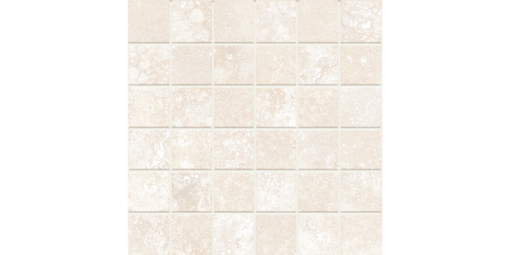 Riviera White 2x2 12x12 Sheet Porcelain Mosaic