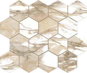 Classica Crema 3x3 Hexagonal Mosaic - Matte Porcelain