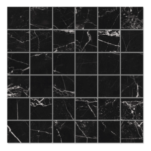 Nero Black 2x2 Matte Porcelain Mosaics