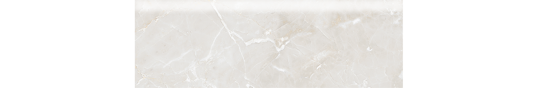 4X12 Pressed Ceramic Floor and Wall Bullnose - Luna Mist - Satin Finish