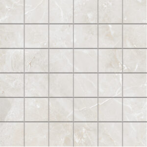 2X2 Pressed Ceramic Mosaics - Luna Mist - Satin Finish