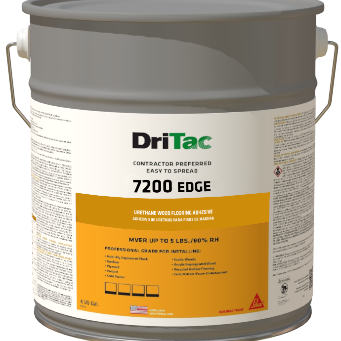 Dritac 7200 Edge Easy to Spread Urethane Wood Flooring Adhesive