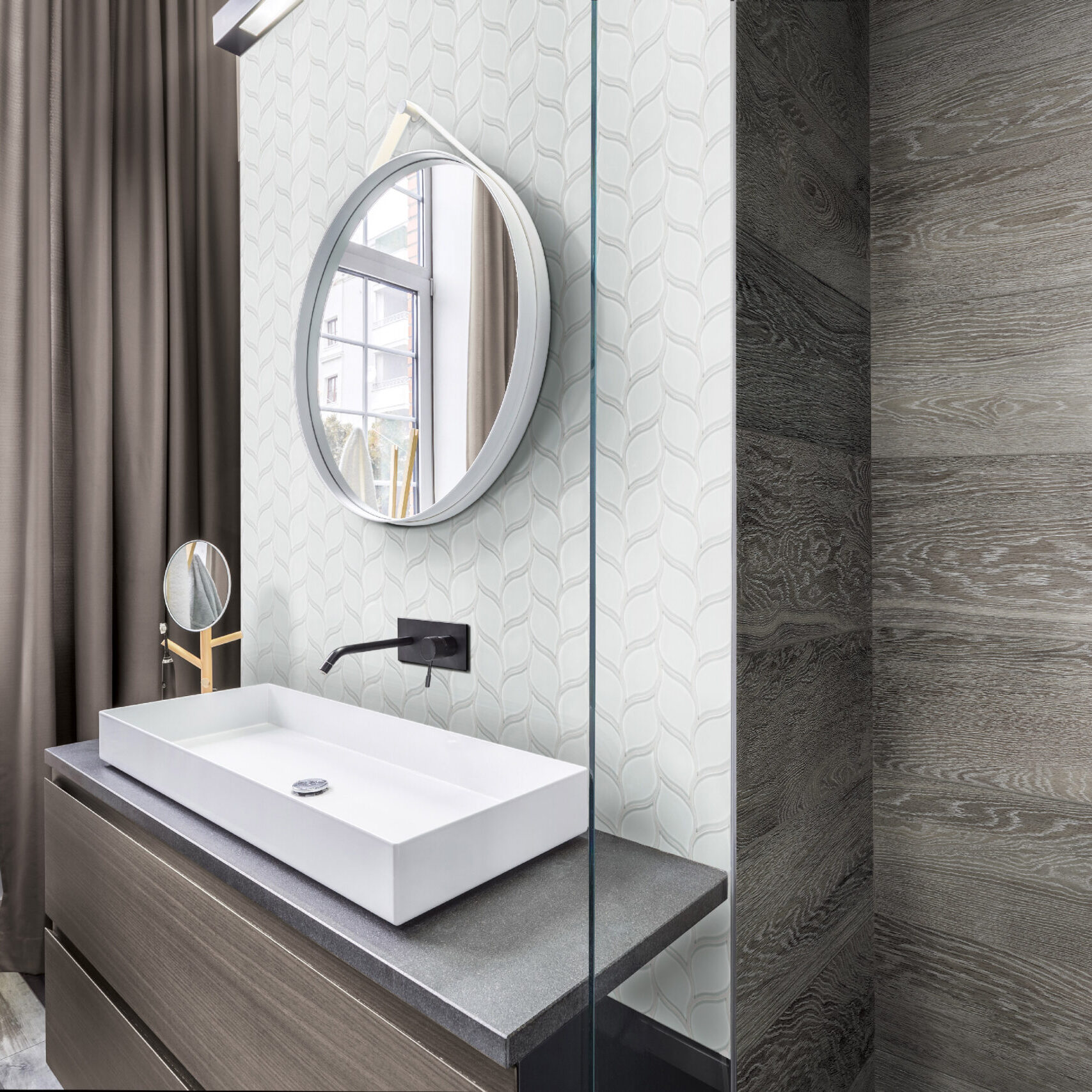 Lifestyles for Element Ice Glass Petal Mosaics